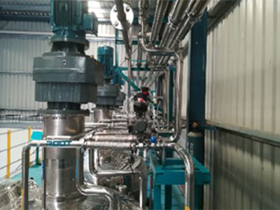 Línea de producción automática de concentrado de suspensión de pesticidas para clientes de Australia
